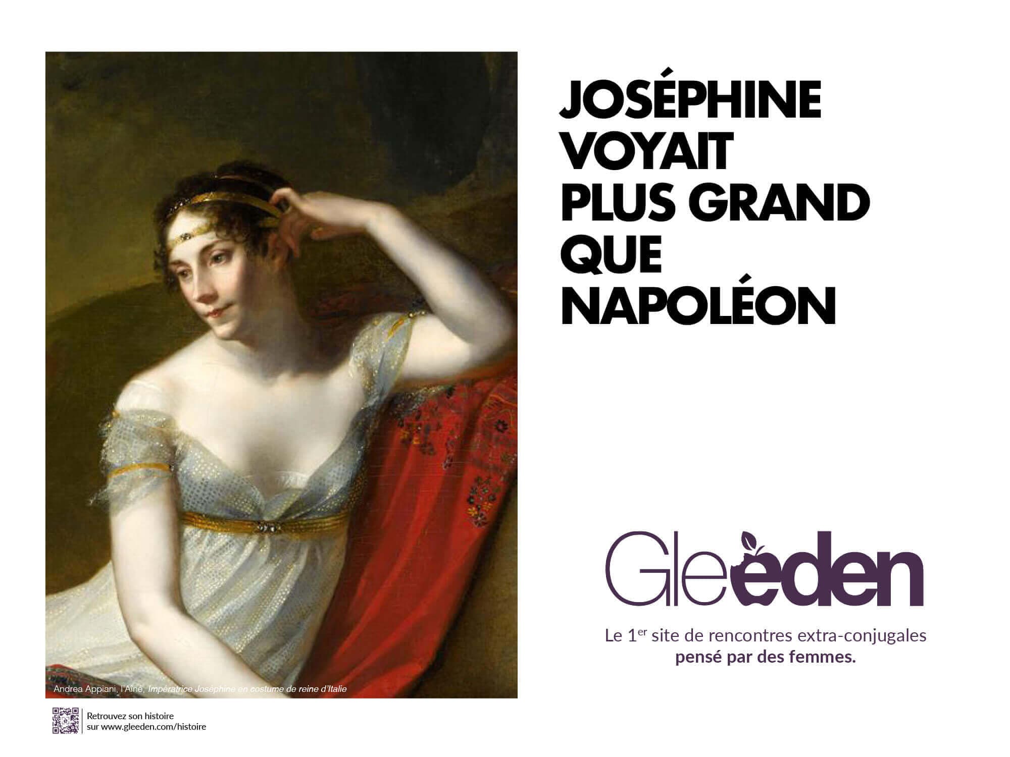 Campagne d'affichage Gleeden & Joséphine